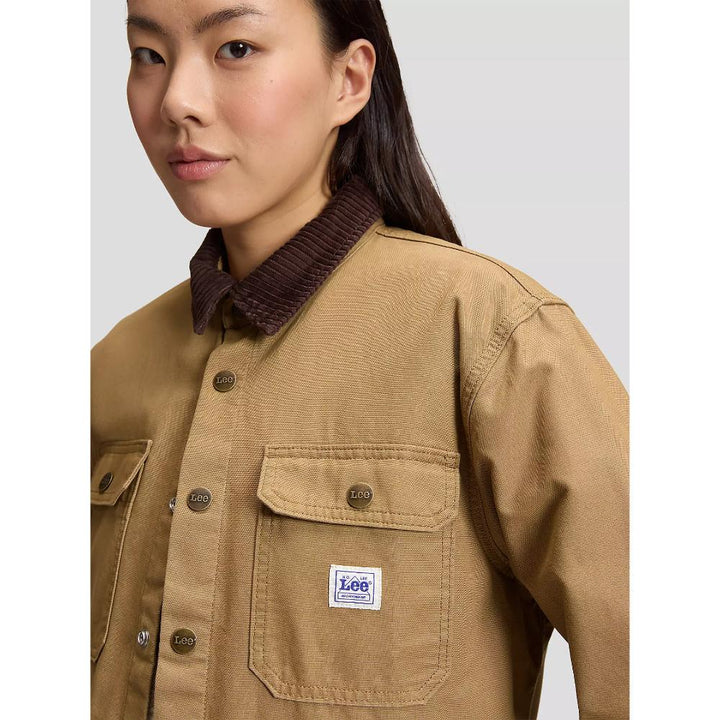 Lee Workwear Relaxed Overshirt Beige