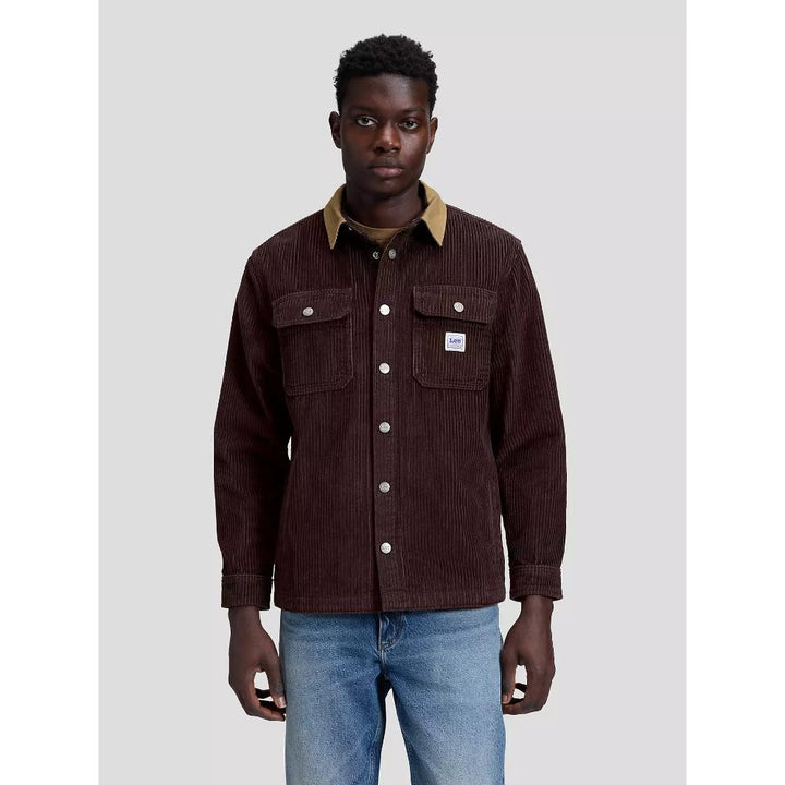 Lee Workwear Relaxed Overshirt Brown