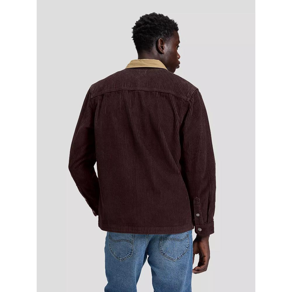 Lee Workwear Relaxed Overshirt Brown