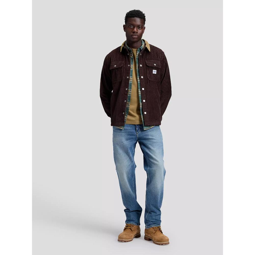 Lee Workwear Relaxed Overshirt Brown