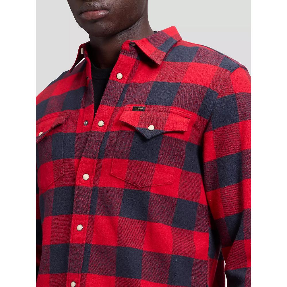 Lee Camicia Regular Clean Western Shirt Samba