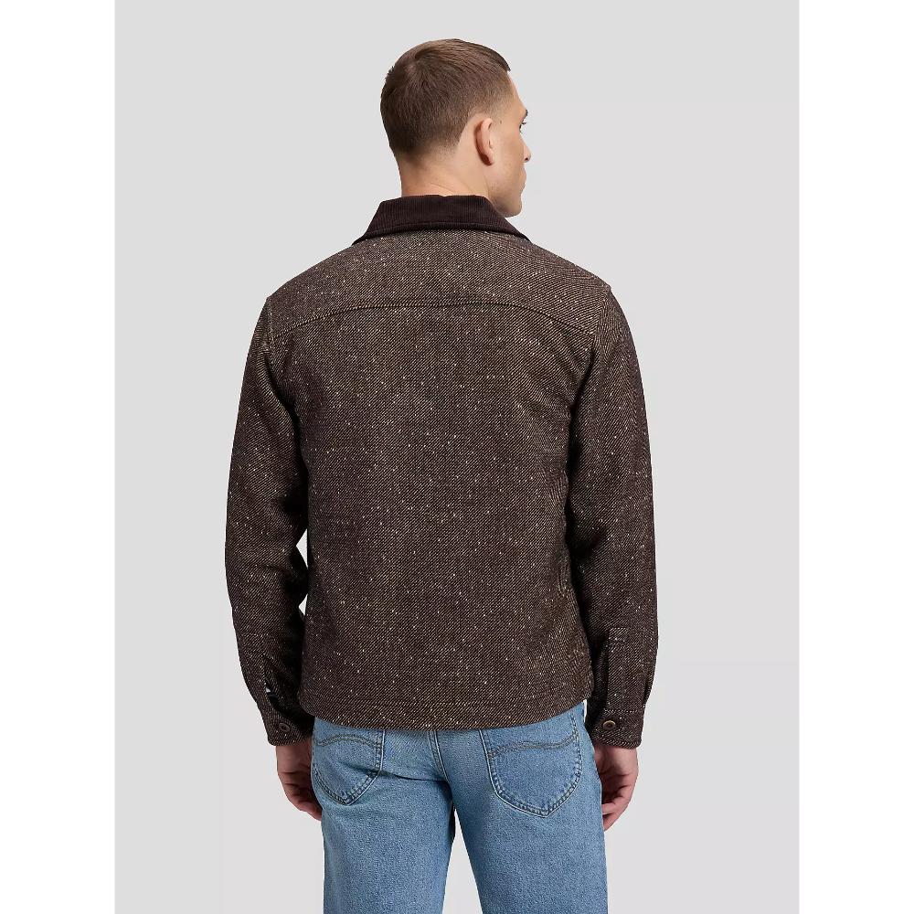 Lee Loose Corduroy Collar Mix Overshirt