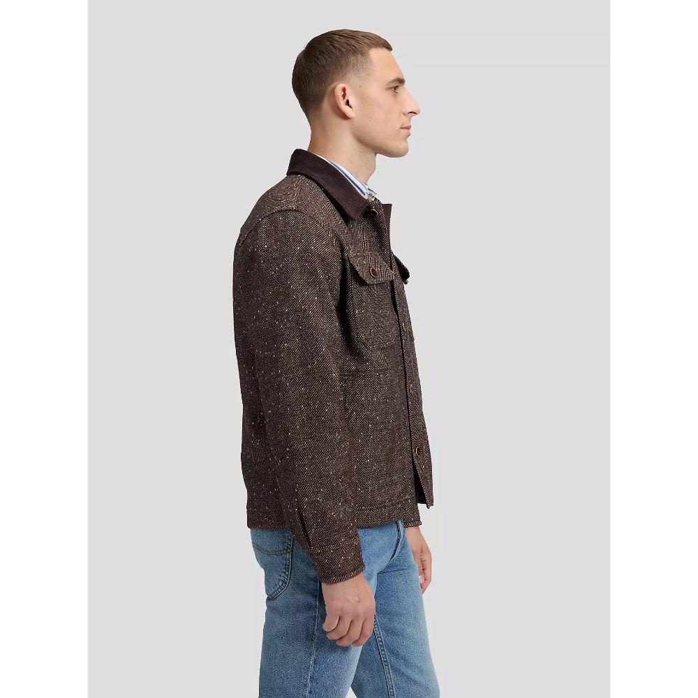 Lee Loose Corduroy Collar Mix Overshirt