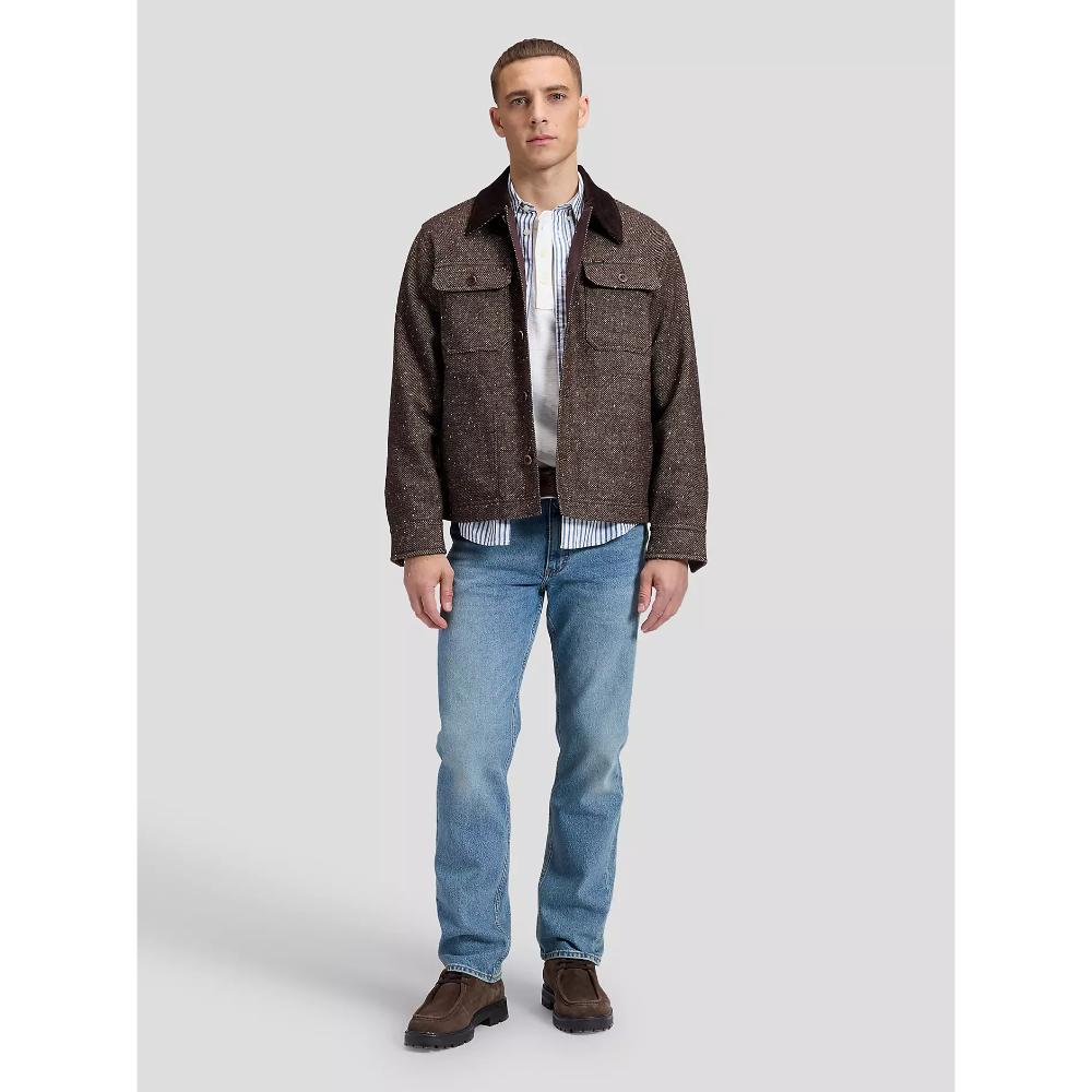 Lee Loose Corduroy Collar Mix Overshirt