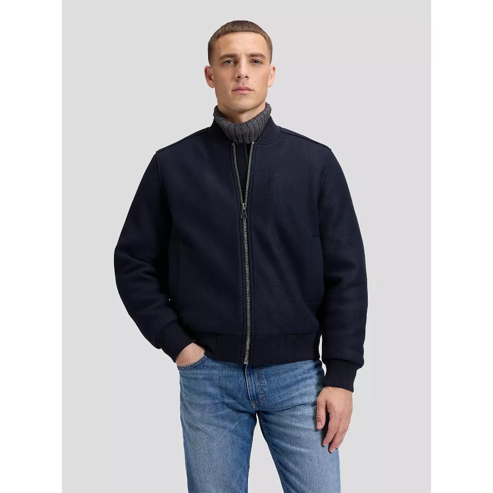 Lee Giacchetto Regular Wool Bomber Black