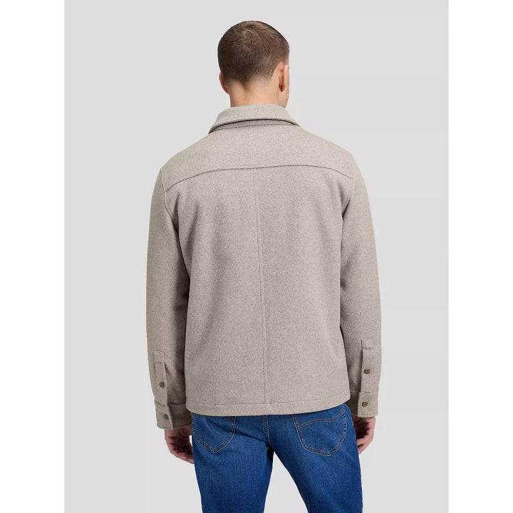 Lee Relaxed Utility Wool Jacket Warm Gray Heather