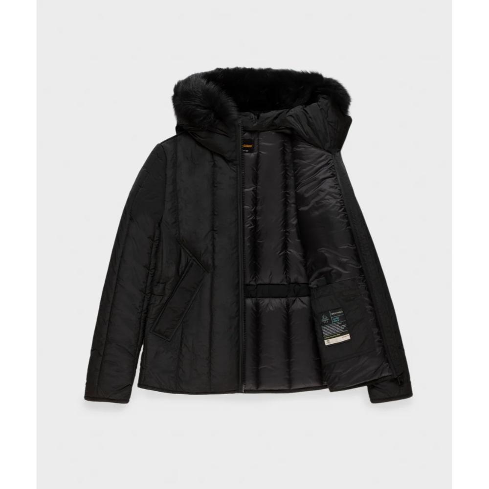 Refrigiwear Short Berna Fur Jacket Black Donna