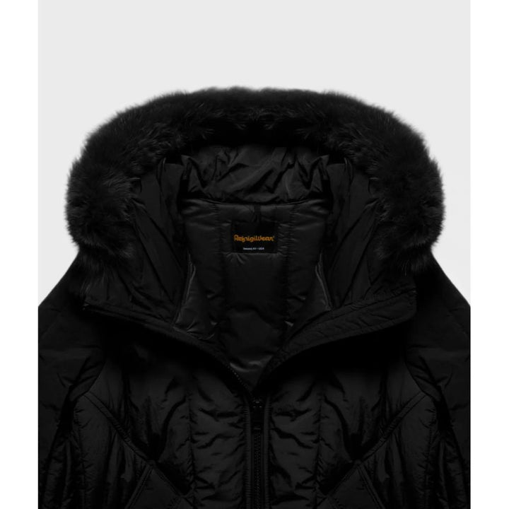 Refrigiwear Short Berna Fur Jacket Black Donna