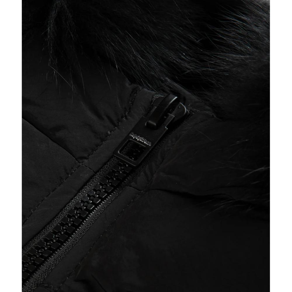 Refrigiwear Short Berna Fur Jacket Black Donna