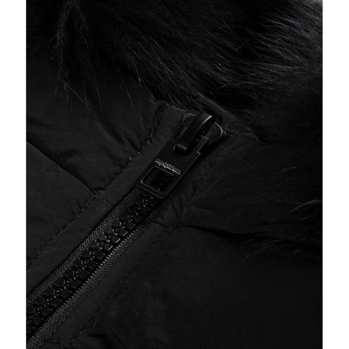Refrigiwear Short Berna Fur Jacket Black Donna