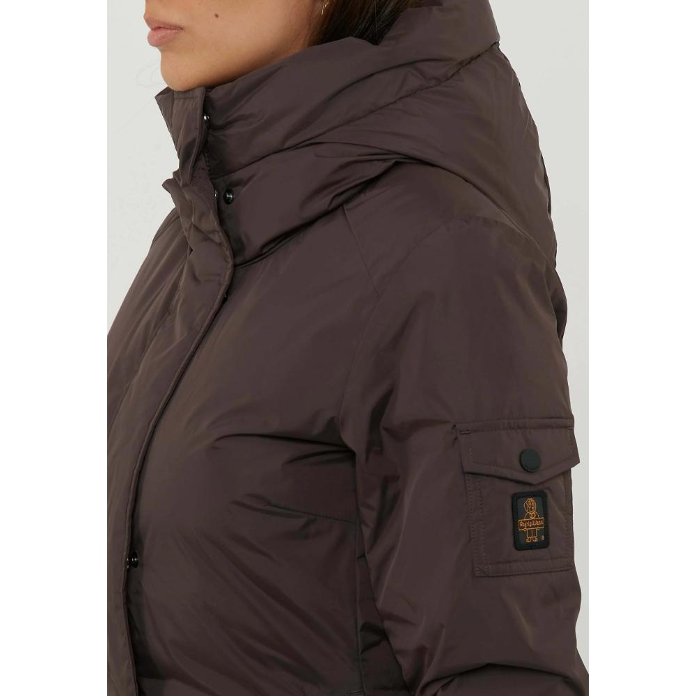 Refrigiwear Long Nebla Jacket Cappotto Invernale Black Coffee Donna