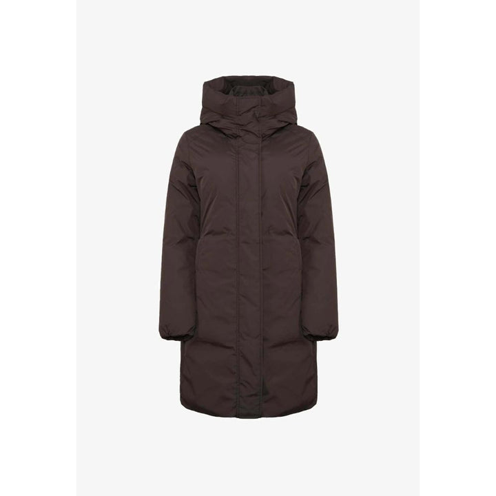 Refrigiwear Long Nebla Jacket Cappotto Invernale Black Coffee Donna