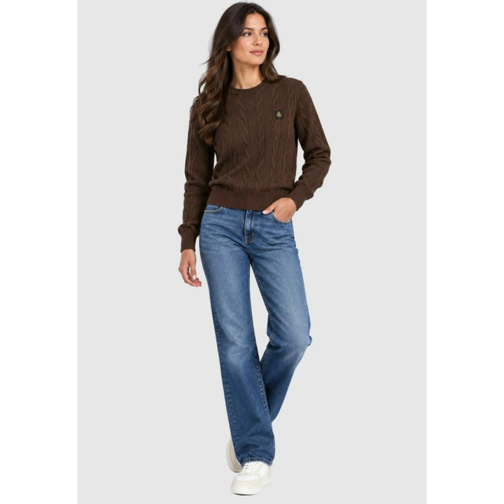 Refrigiwear Winter Braids Nala Knitear Caffè Donna