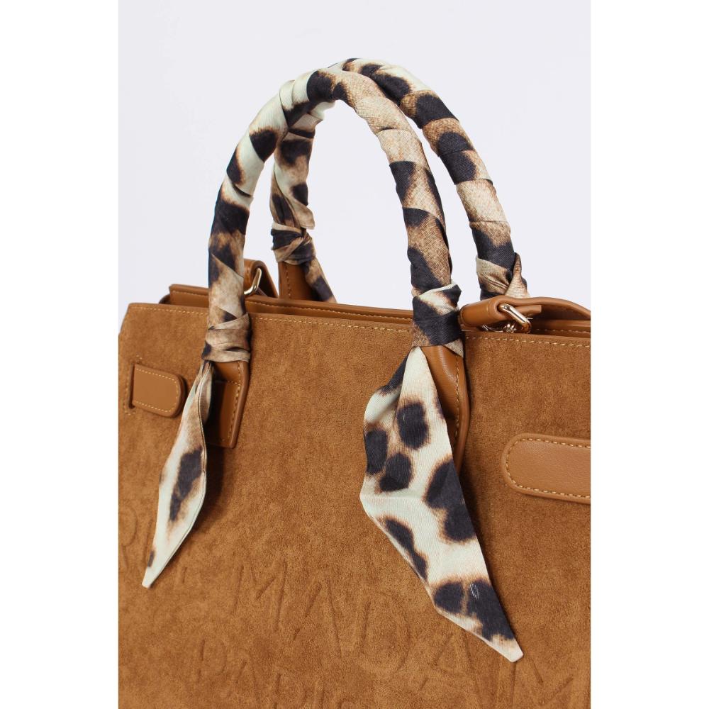 Rue Madam Canyon Tote Fringes Suede Cognac Donna