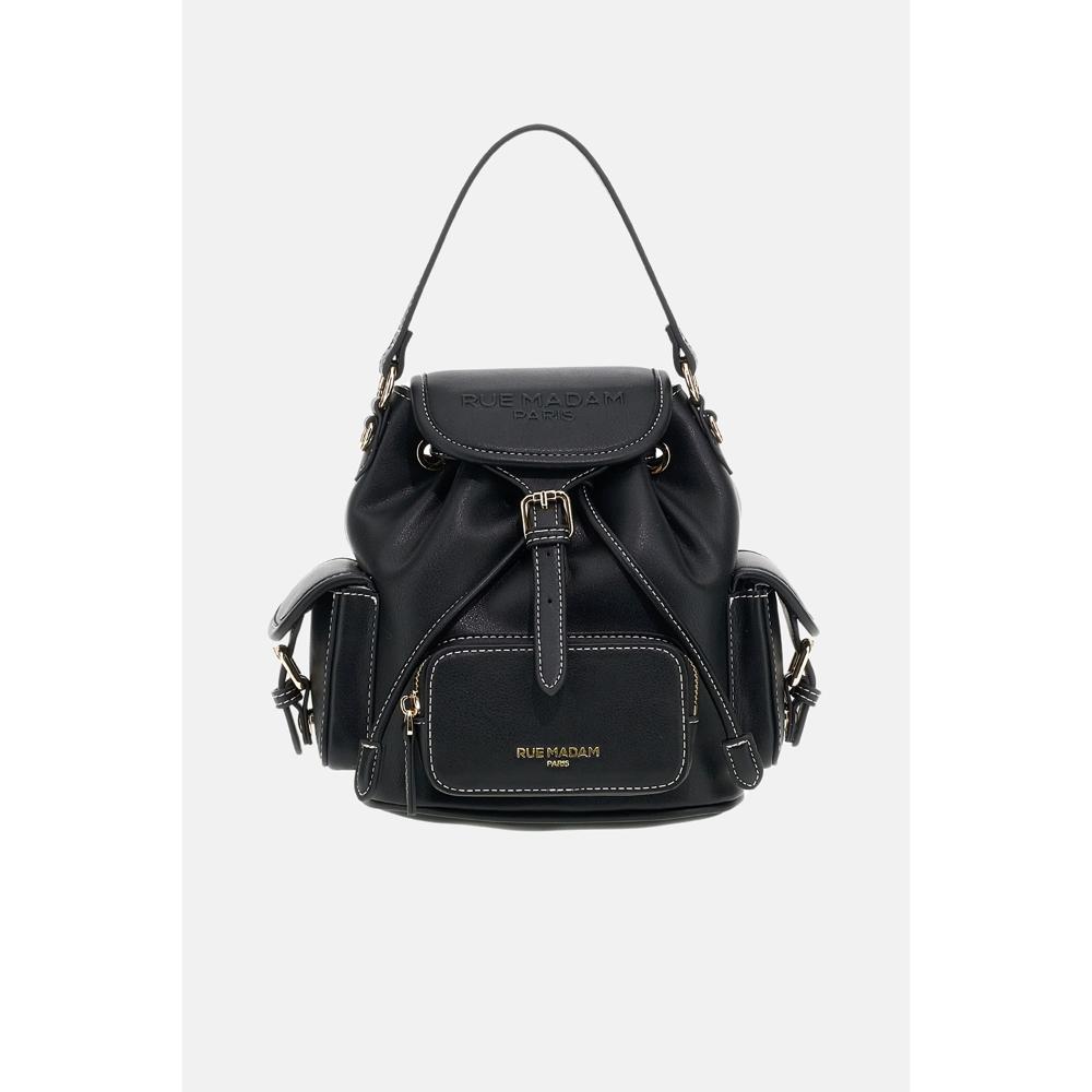 Rue Madame La Maison Backpack Black Zaino Donna