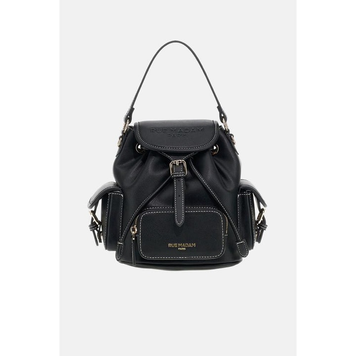 Rue Madame La Maison Backpack Black Zaino Donna