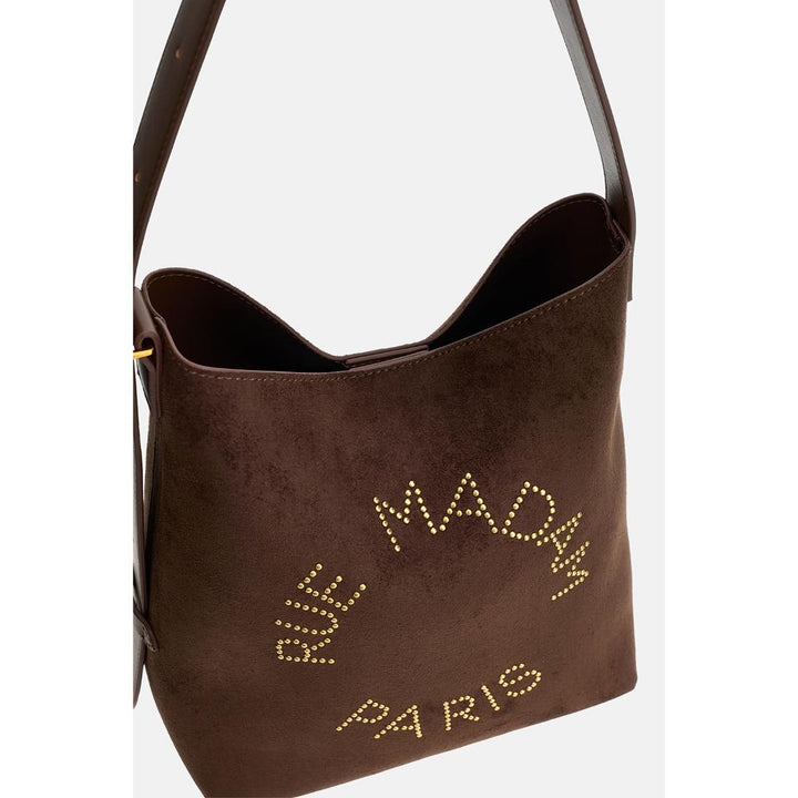 Rue Madame Le Sac Suede Brown Donna