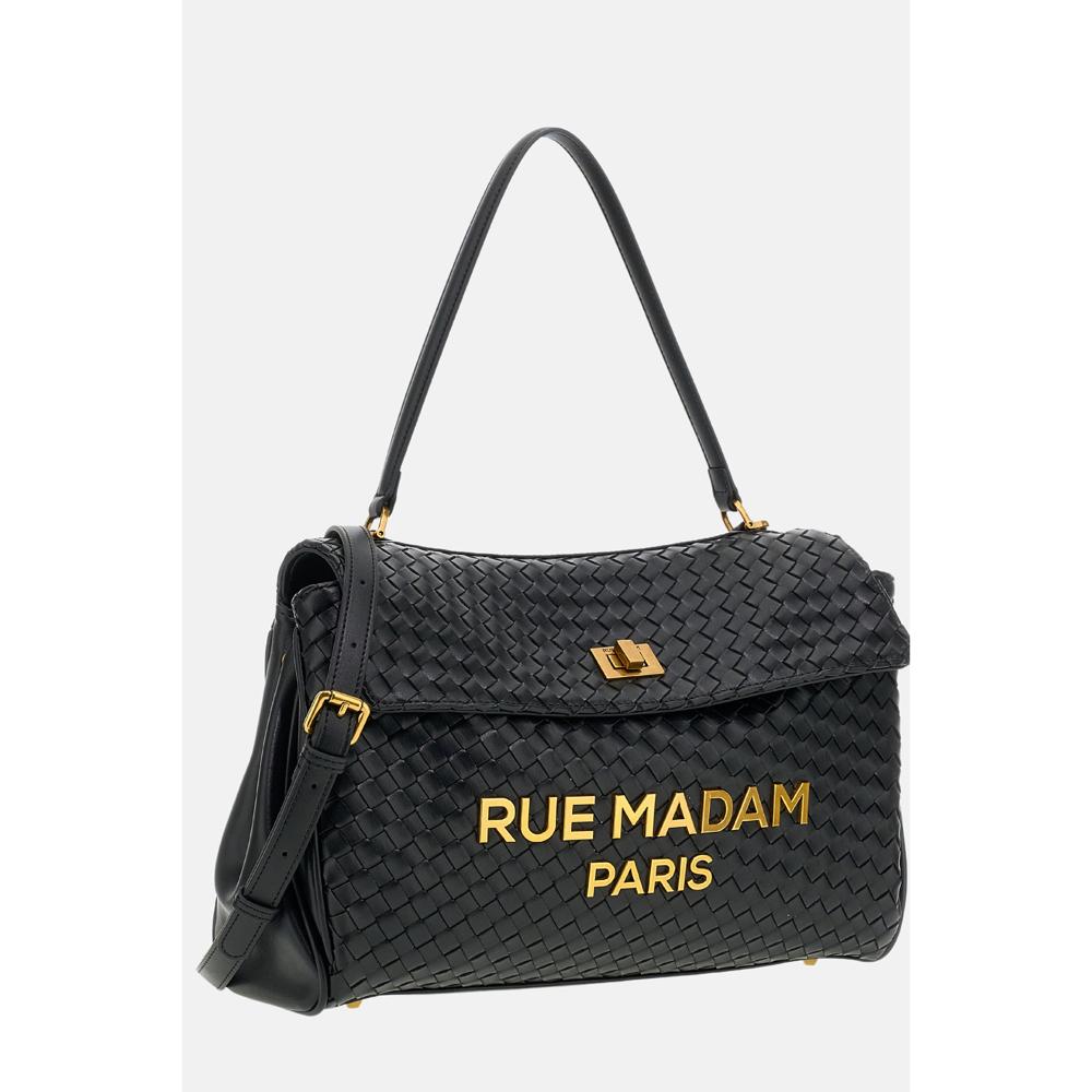 Rue Madame Les Jours XL Motif Borsa Black Donna
