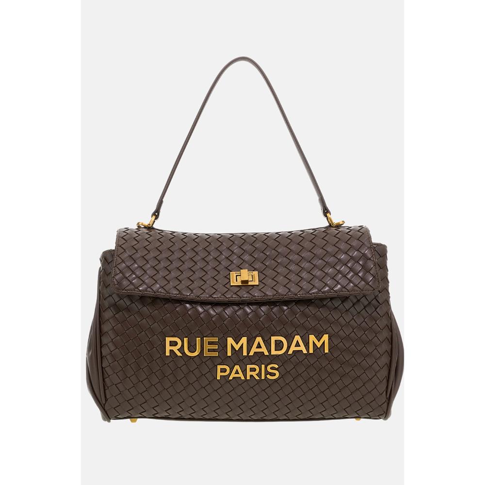 Rue Madame Les Jours XL Motif Borsa Chocolate Donna
