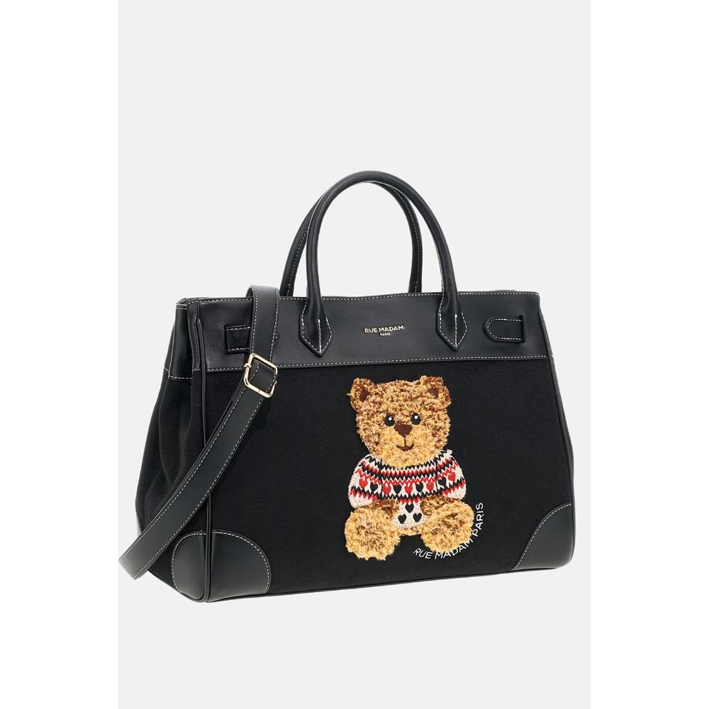 Rue Madame Marvin Love Tote Black Donna