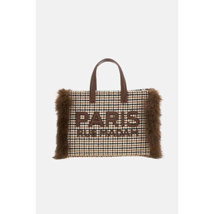 Rue Madame Megeve Mini Tote Pied De Poule Donna