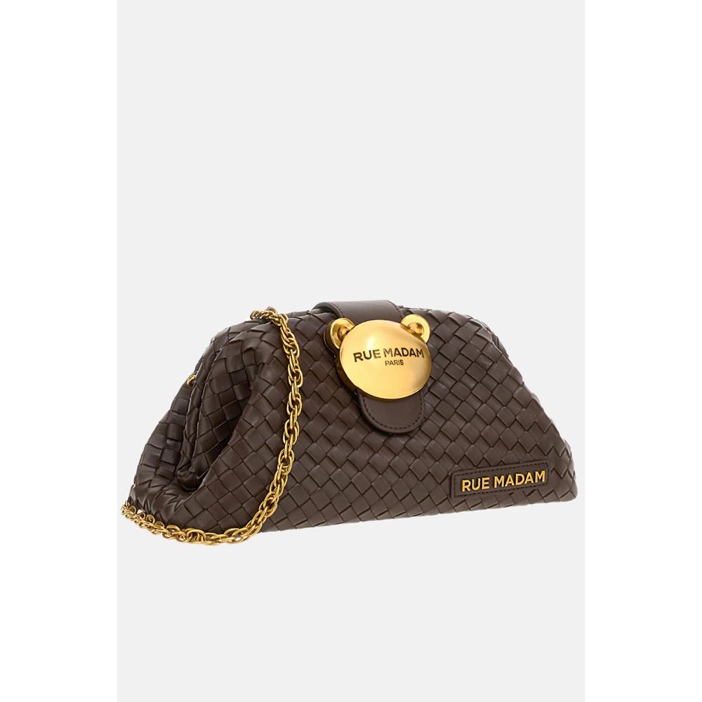 Rue Madame The Pouch Motif Chocolate Pochette Donna