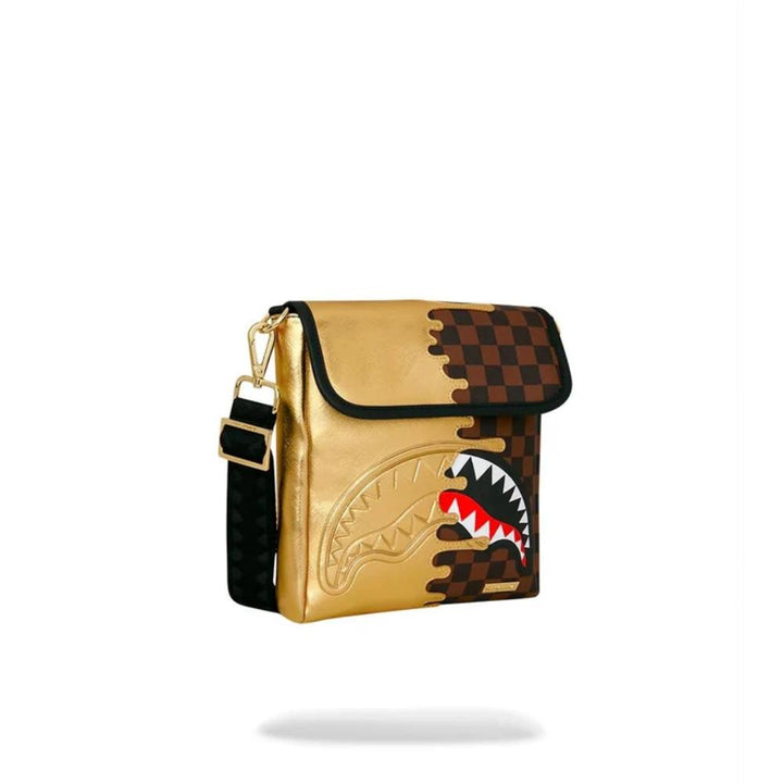 Sprayground PochetteSharks In Paris Gold