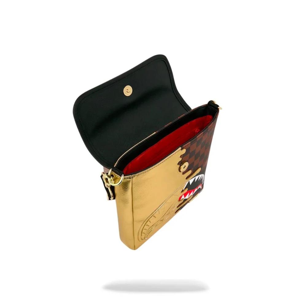 Sprayground PochetteSharks In Paris Gold