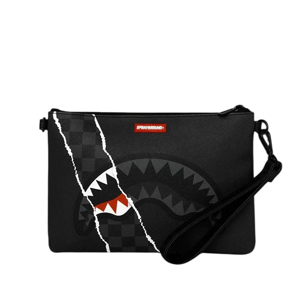 Sprayground Pochette Shark Slash Black Uomo