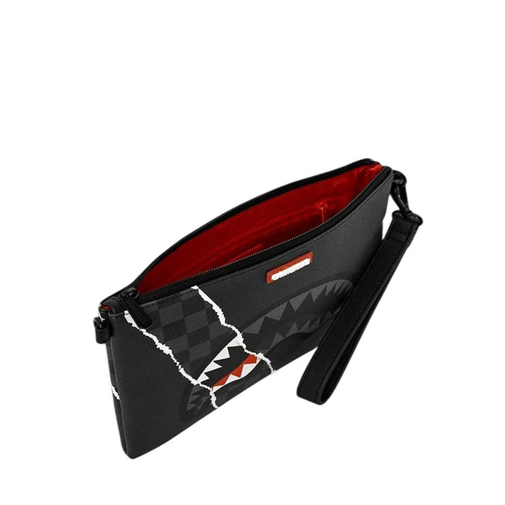 Sprayground Pochette Shark Slash Black Uomo