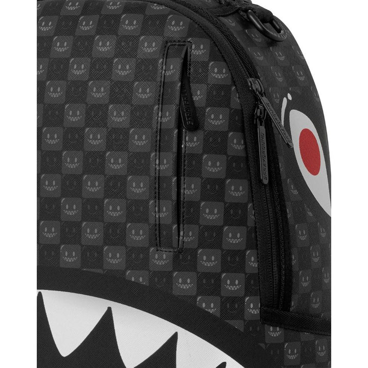 Sprayground Zaino Sharks In Paris WTF Bubbly Black Check Backpack