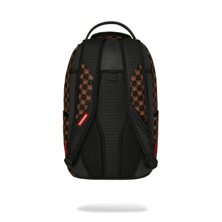Sprayground Zaino Sharks In Paris WTF Bubble Brown Check Backpack