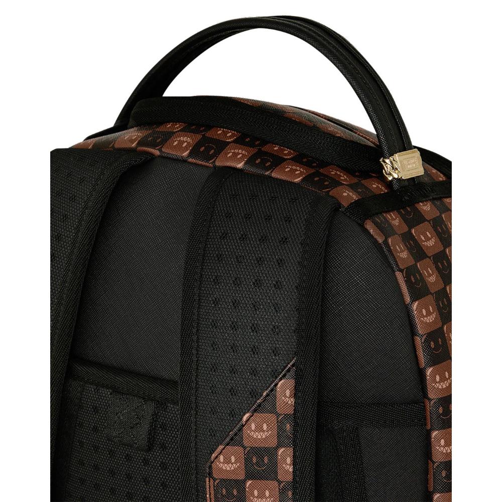 Sprayground Zaino Sharks In Paris WTF Bubble Brown Check Backpack