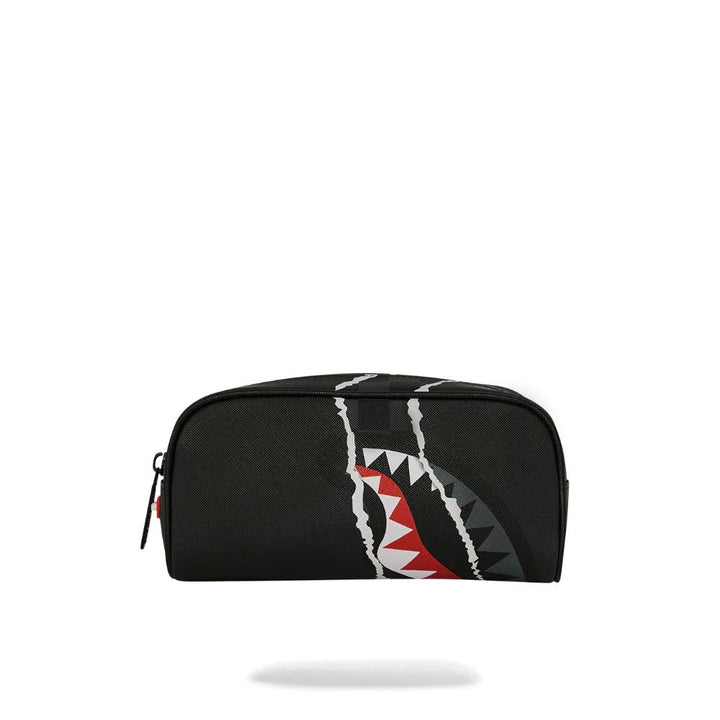 Sprayground Astuccio Center Rip Revealing Gray Check Pouch