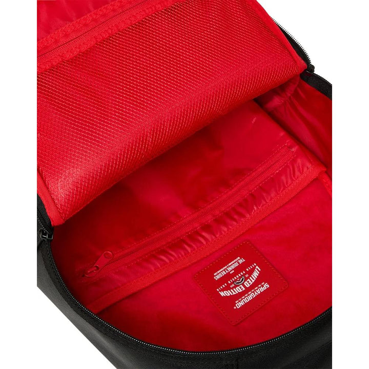 Sprayground Zaino Shark Central Black Ebroidered Shark Backpack