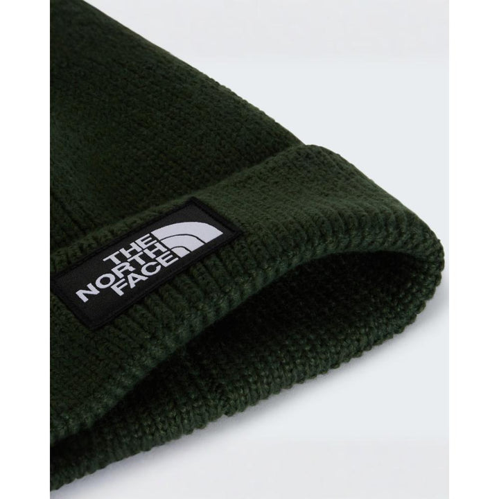 The North Face Berretto Con Risvolto Logo Box Bottle Green