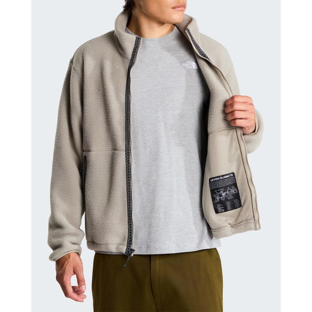 The North Face Pile con cerniera integrale TNF Fleeski da uomo Stone