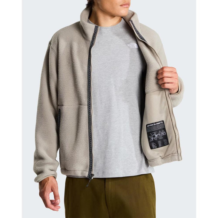 The North Face Pile con cerniera integrale TNF Fleeski da uomo Stone