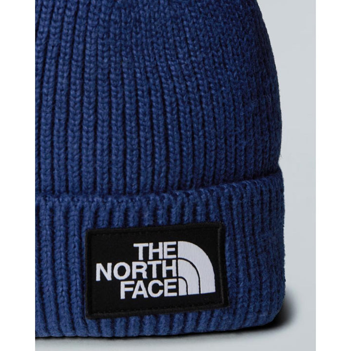 The North Face Berretto Con Risvolto Logo Box Summit Navy