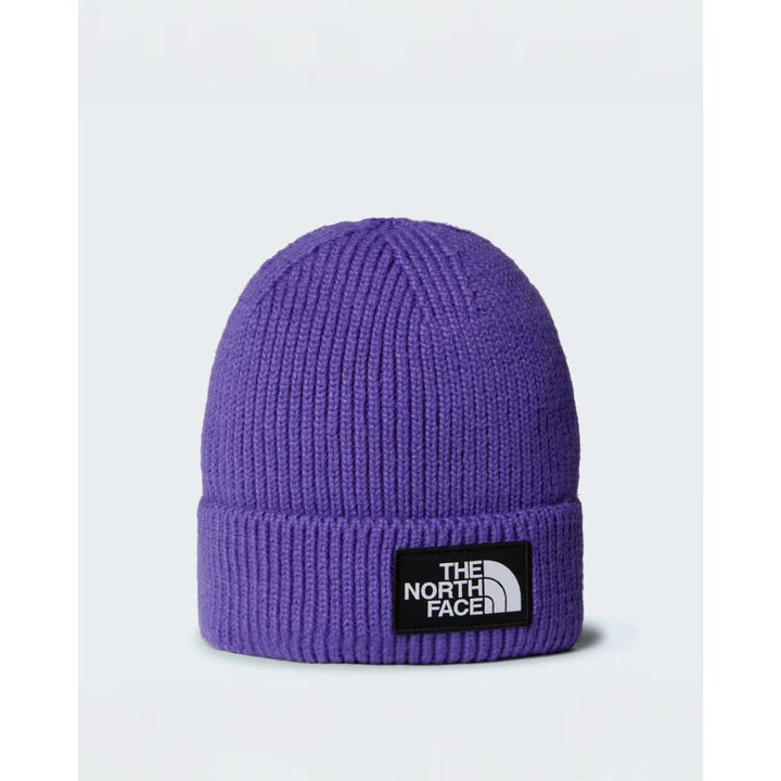The North Face Berretto Con Risvolto Logo Box Peak Purple