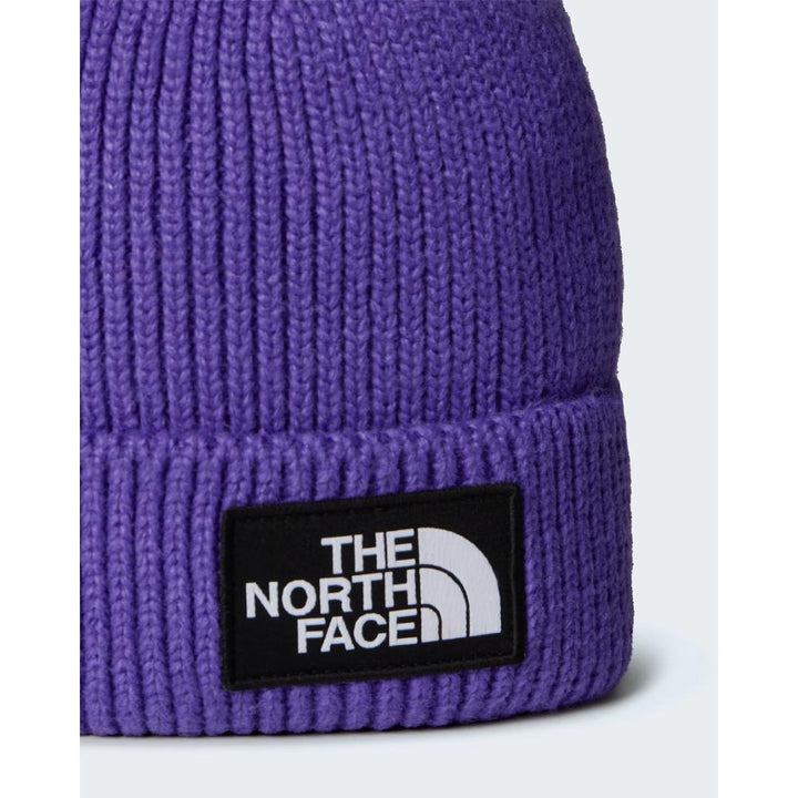 The North Face Berretto Con Risvolto Logo Box Peak Purple