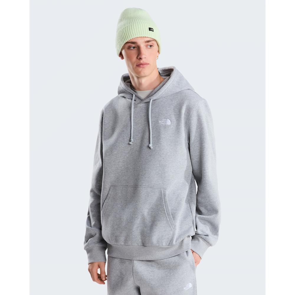 The North Face Felpa Con Cappuccio Evolution Simple Dome Regular Grey Heather Uomo