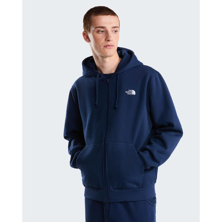 The North Face Felpa con cappuccio e cerniera integrale Evolution Simple Dome Regular da uomo Navy
