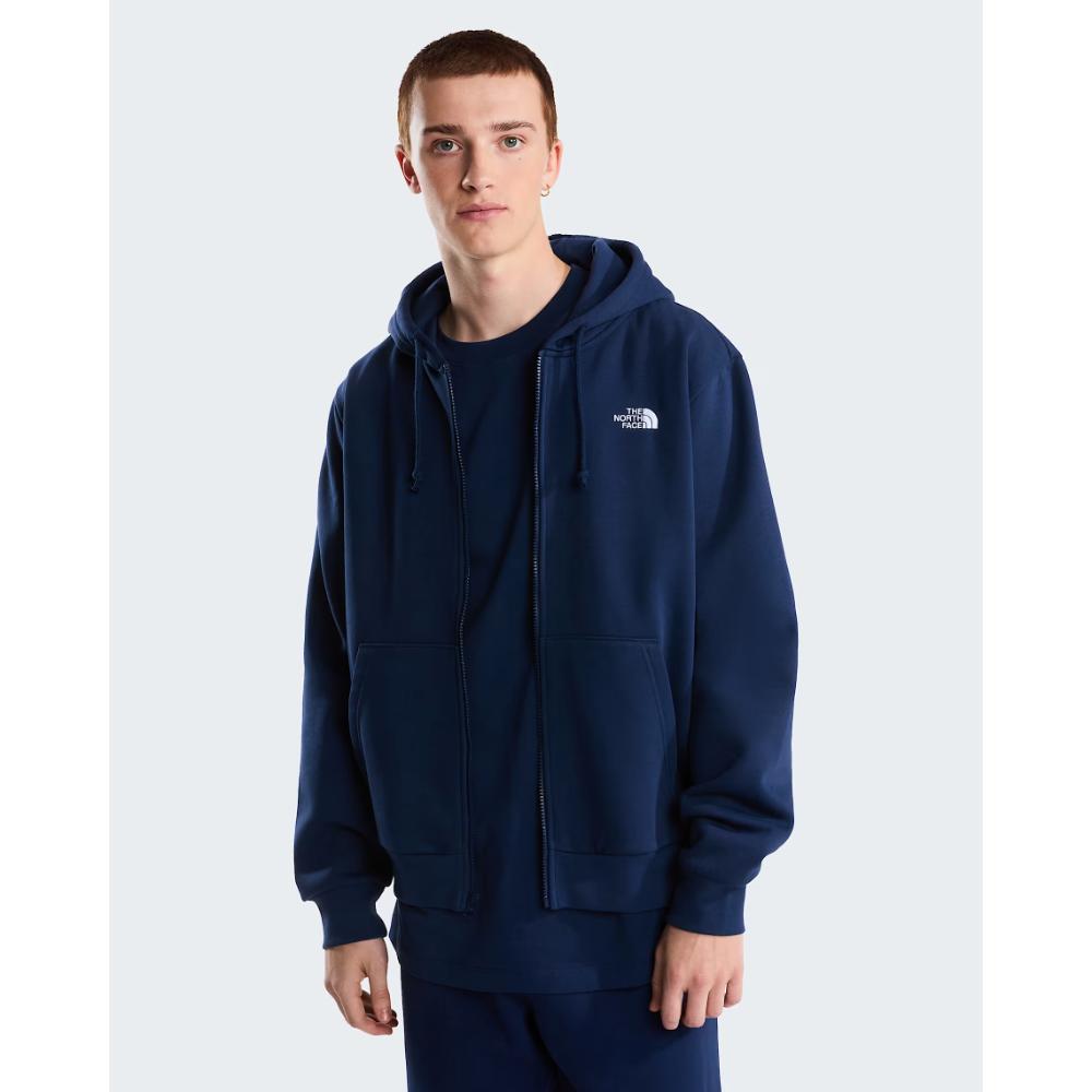The North Face Felpa con cappuccio e cerniera integrale Evolution Simple Dome Regular da uomo Navy