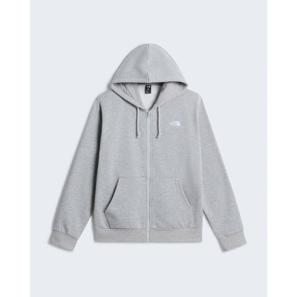 The North Face Felpa Zip con Cappuccio Evolution Simple Dome Regular Grey Heather Uomo