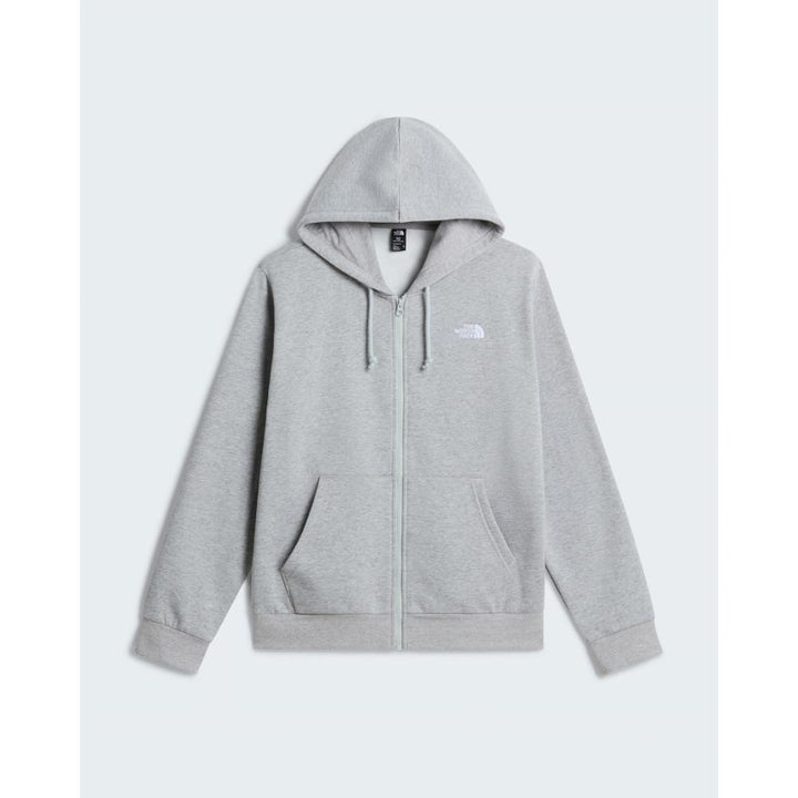 The North Face Felpa Zip con Cappuccio Evolution Simple Dome Regular Grey Heather Uomo