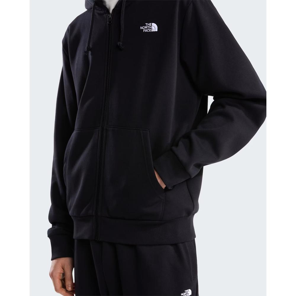 The North Face Felpa con cappuccio e cerniera integrale Evolution Simple Dome Regular da uomo Black