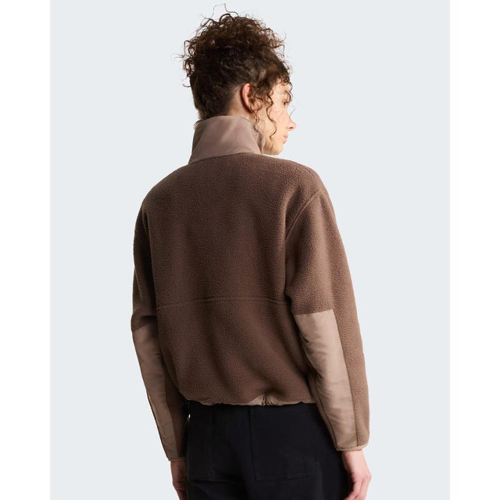 The North Face Giacca Pile Yumiori Off-Peak Cerniera Smokey Brown-Garnet Donna