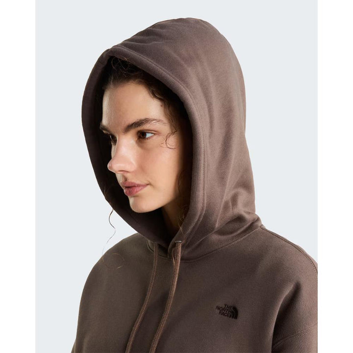 The North Face Felpa Con Cappuccio Oversize TNF Essential Simple Dome Boxy Smokey Brown Donna