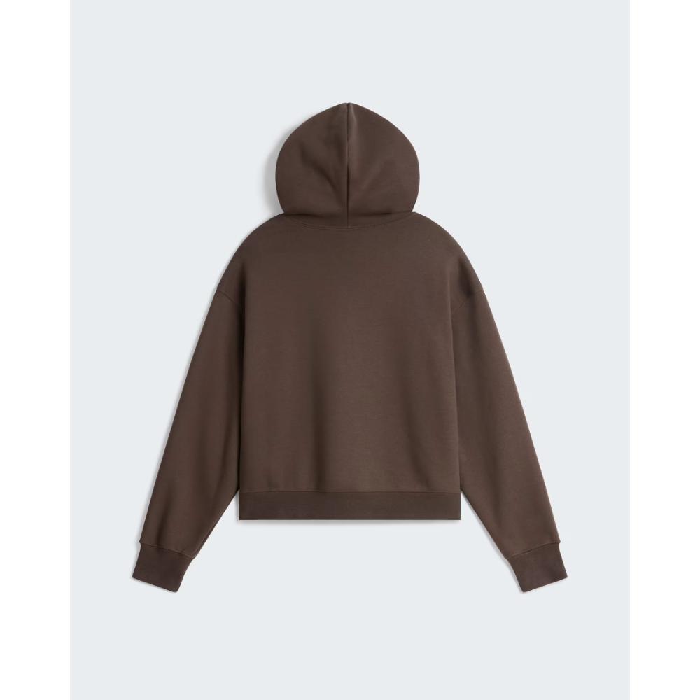The North Face Felpa Con Cappuccio Oversize TNF Essential Simple Dome Boxy Smokey Brown Donna